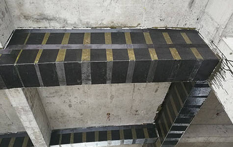 Cfrp repair concrete beam