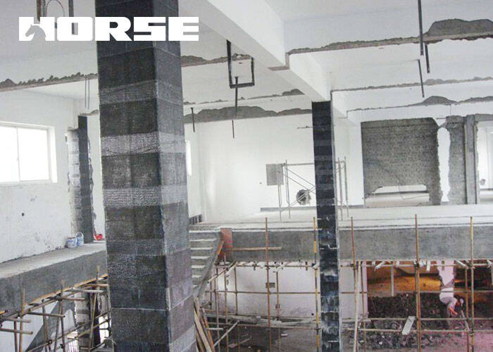 carbon fiber for column strengthening