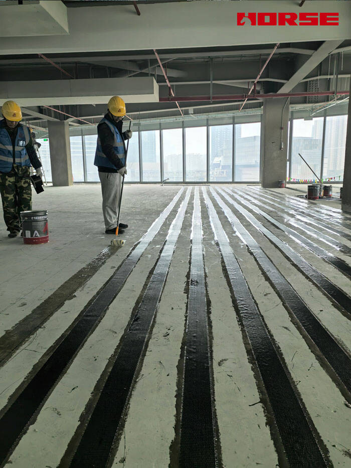 CFRP Fabric Strengthening for R&D Office Floor CFRP Fabric Strengthening for R&D Office Floor