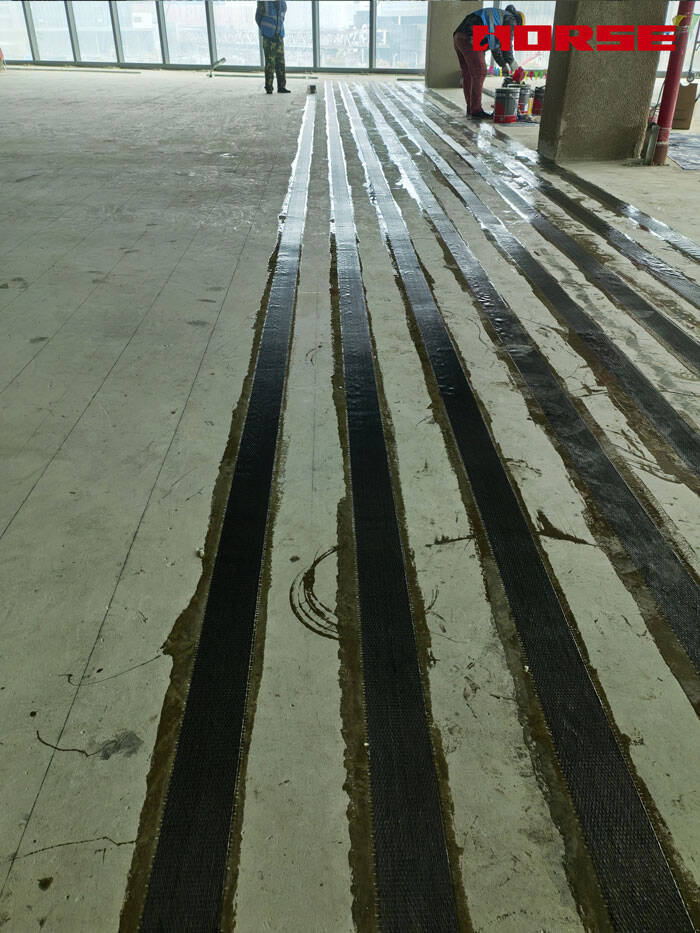 CFRP Fabric Strengthening for R&D Office Floor CFRP Fabric Strengthening for R&D Office Floor
