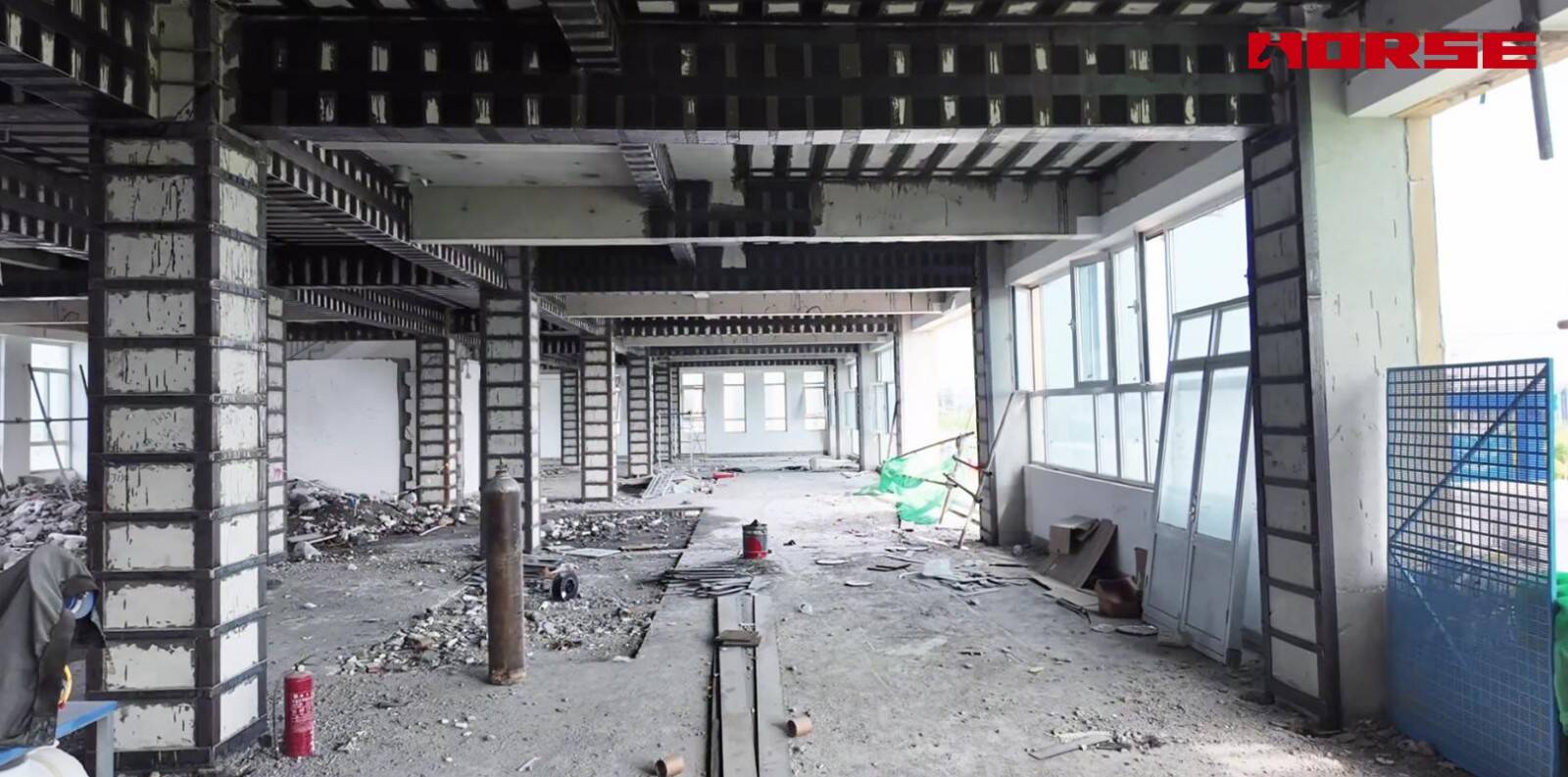 Structural Retrofit for Commercial-to-Senior-Care Conversion -- Carbon Fiber & Steel Jacketing