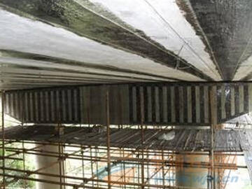 Improvement of bridge defects by FRP fabric in South Link