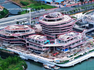 Strengthening Concrete Cruise Center with Carbon Fiber and Steel Bonding